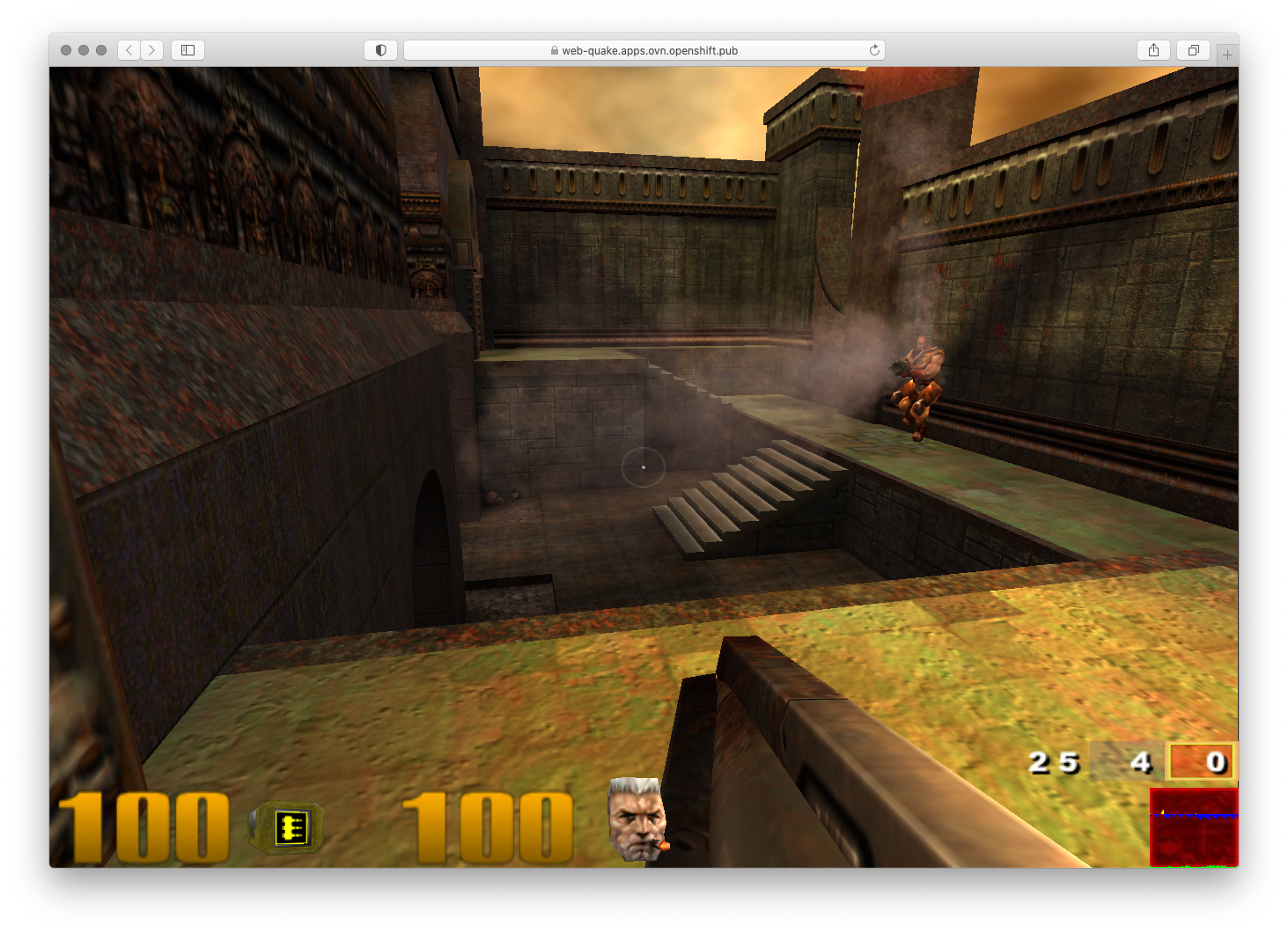 Quake 3 on OpenShift